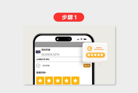 撰寫評論與上傳使用照片